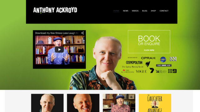 Anthony Ackroyd Website Build